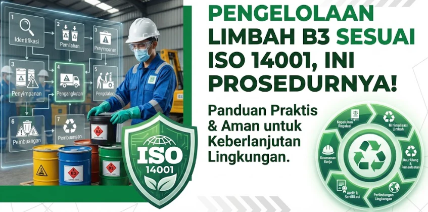 Pengelolaan Limbah B3 Sesuai ISO 14001, Ini Prosedurnya!