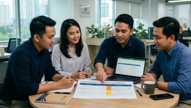 risk register dalam sertifikasi ISO